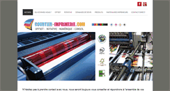 Desktop Screenshot of courtier-imprimerie.com